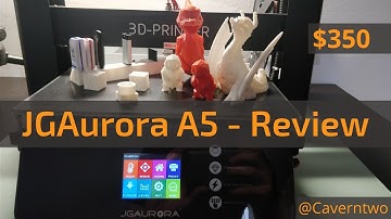 JGAurora A5 Review - Good Printer for $350!
