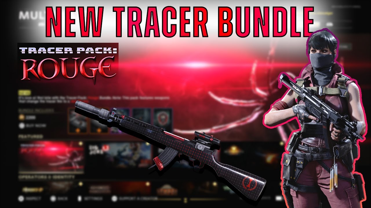 NEW ROUGE TRACER BUNDLE | Cold War and Warzone | New MP5 and DMR Blueprints