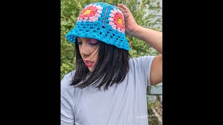 How to Crochet Tutorial: DIY Beach Vibes Bucket Hat by YARNutopia