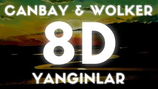 Canbay & Wolker Ft. Sertan - Yangınlar(8D SES / AUDIO) Resimi