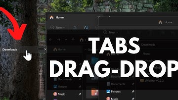 How to Enable File Explorer Tabs Drag-Drop Feature in Windows 11 - 25290