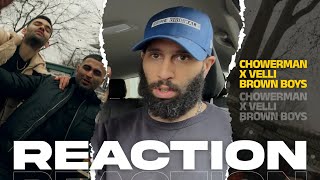 Chowerman x Velli - Brown Boys (Prod. Scrapper) | Elite Uk talent #reaction