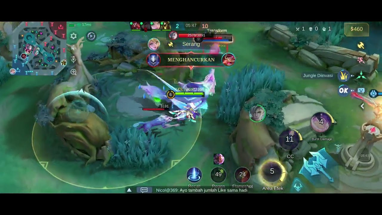 Cara Mencuri Buff Ungu Pake Hero Nana Keteng 🤣