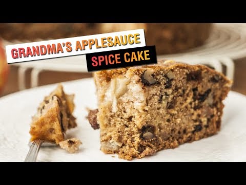 Grandma’s Applesauce Spice Cake