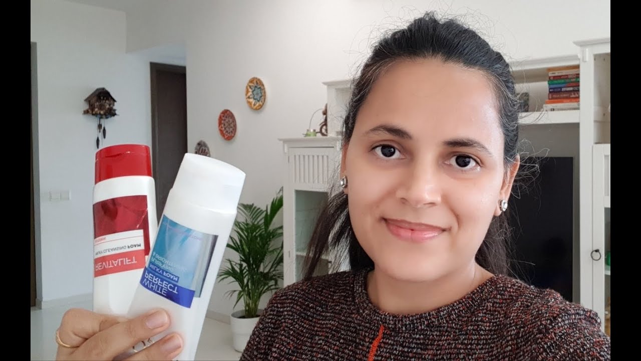 Loreal paris face wash review l White perfect milky foam/revitalift