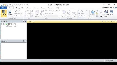 NDVI Computation using ERDAS IMAGINE 2014 from Landsat 8 Remotely Sensed Data