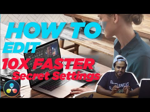 RENDER FASTER and make editing10 x faster with SECRET in resolve 17 tutorial  || MASTER SETTING