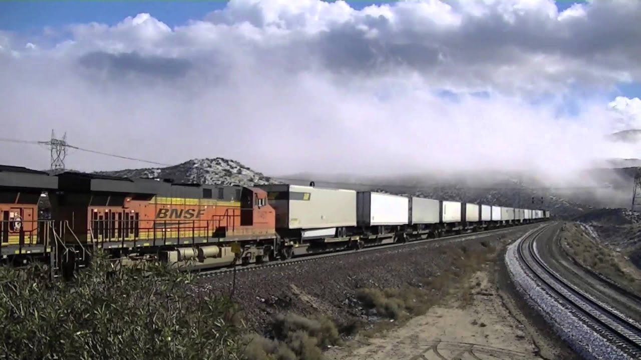Cajon Pass First Snow of 2013 YouTube
