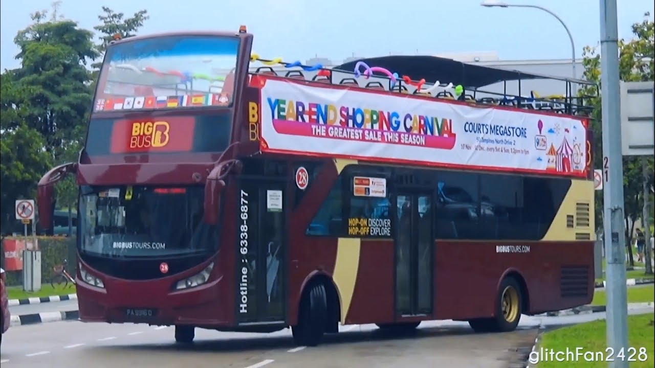[Big Bus Tours] PA9916D on Courts Carnival Shuttle - Open Top Scania K230UB Soon Chow