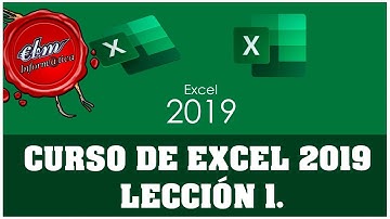 CURSO DE EXCEL 2019 DESDE CERO - 01 OPERADORES Y REFERENCIAS