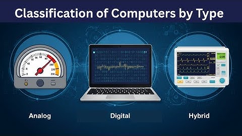Classification of Computers by Data Handling | Analog, Digital & Hybrid Computers Explained