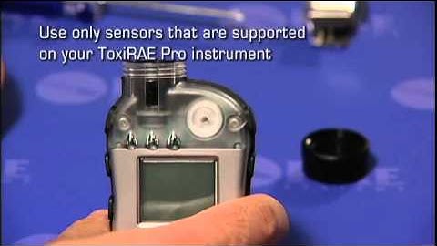 ToxiRAE Pro Training   Sensor Replacement