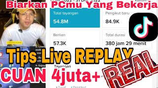 Live R3PL4Y Hasilkan 4,3 JUTA dan 100K Followers Dalam 1 Bulan - di TikTok (Lemon)