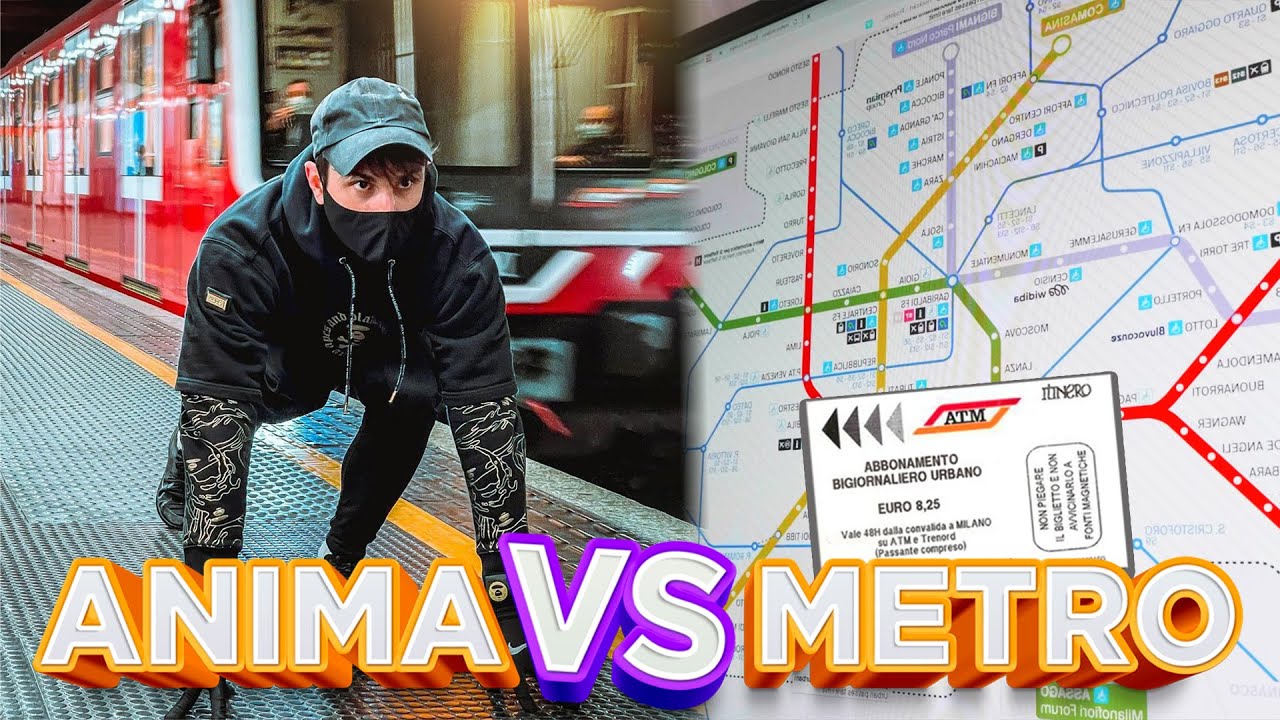 ANIMA VS METRO - SI PUO' CORRERE PIU' VELOCE DEL TRENO?