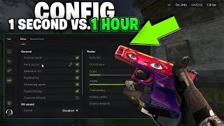 I Created A 1 Second Cheat Config And Went Against A 1 HOUR Config ( ft.predator.systems )