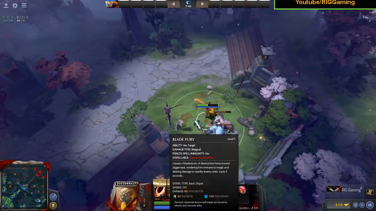 Dota 2 Juggernaut Jungle 701 Fast Farm Youtube
