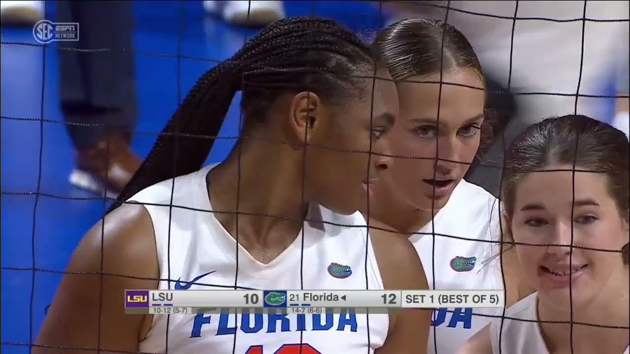 LSU vs 21 Florida NCAA Women Volleyball Full Match 11/10/2023 YouTube