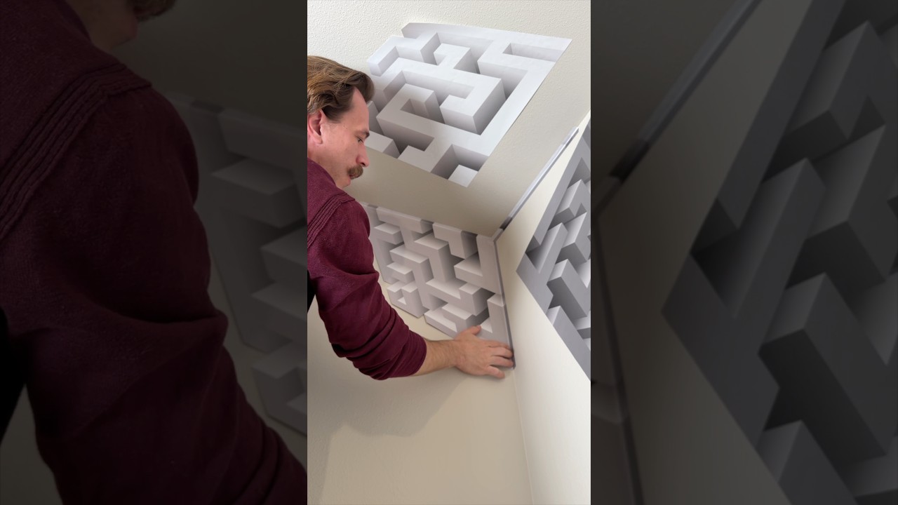 The wall looks like it&rsquo;s melting!