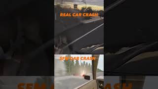 real car Crash vs sfm car Crash