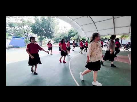 Line dance Shi Fou Zhen De Ai Wo, Demo by Happy Tiger Kayara Pik Line dance