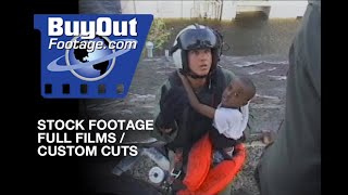 Hurricane Katrina Aftermath 2005 Historical Stock Footage