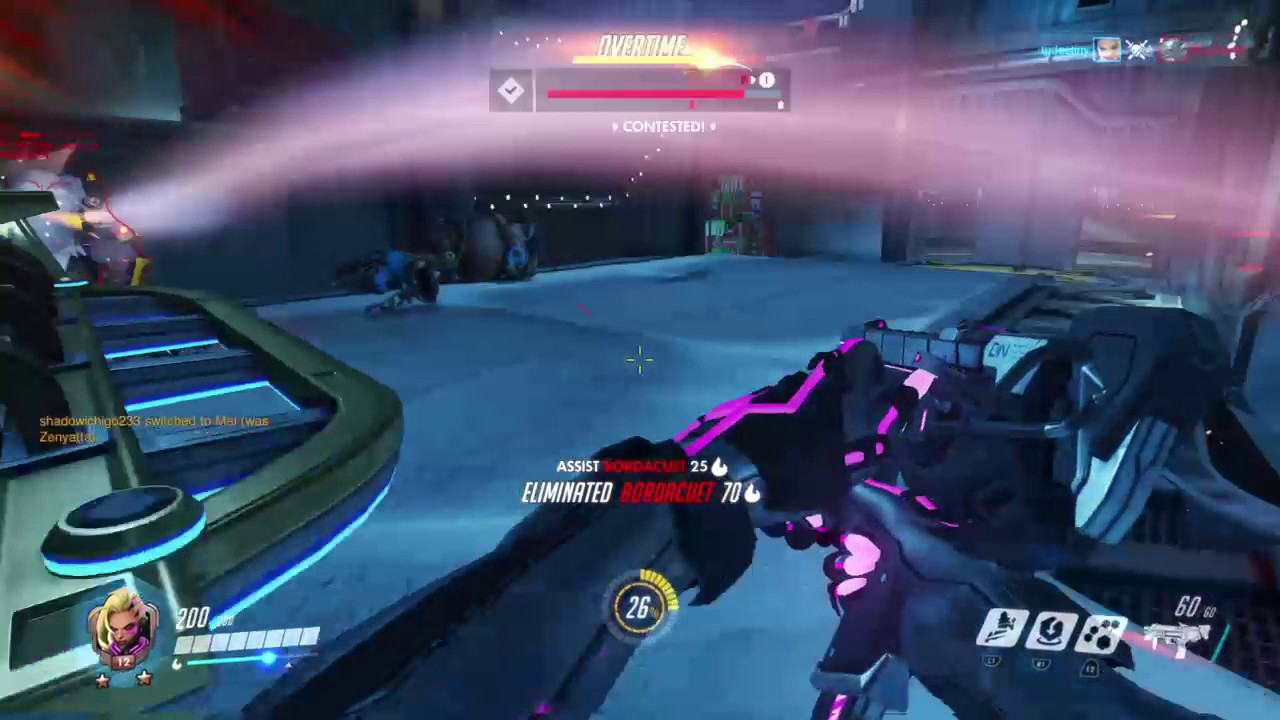 TGDestiny - Sombra Team Kill - Attack (King's Row)