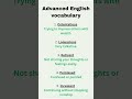 Advanced english vocabulary||new words daily|| improve english|| IELTS vocabulary||