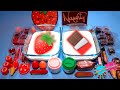 Mezclando Fresa VS Chocolate en Slime fluffy - Supermanualidades