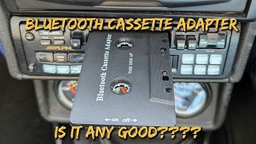 Bluetooth cassette adapter and an old car stereo, is it any good?