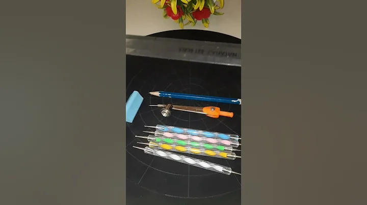 Dot mandala art tools ❤️✨️ #dotmandala #art #youtube #shortvideo #explore #explorepage