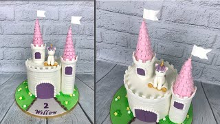 Castle Cake Tutorial (Fully Edible/No Polystyrene Turrets)