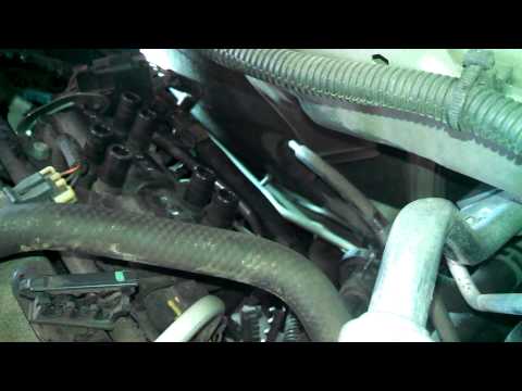 Spark plug replacement Chevrolet Equinox 3.4L wires Tune up