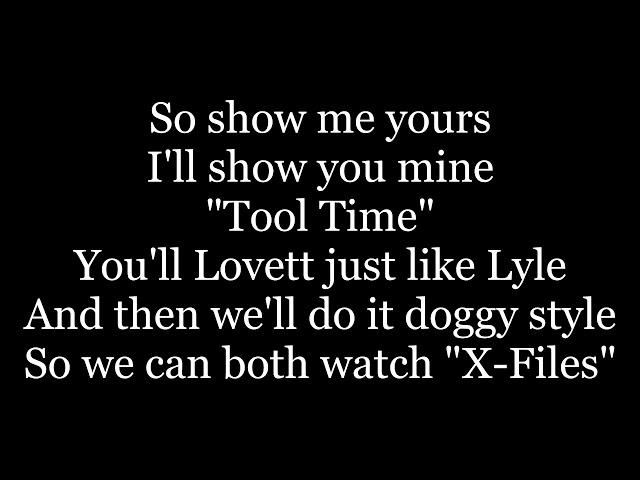 Bloodhound Gang - The Bad Touch ( lyrics ) class=