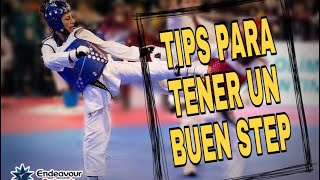 TUTORIAL de Taekwondo en ESPAÑOL - 5 TIPS para mejorar tu STEP en el TAEKWONDO *para PRINCIPIANTES