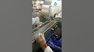 Automatic candy bar ball lollipop bag film wrapping flow filling sealing packaging machine