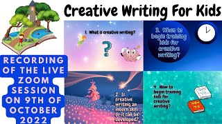 Creative Writing For Kids - Live Session Recording Homeschooling With Hira