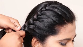 Beautiful Side french Braided Hairstyle | Hairstyle for College Girls @PlayEvenFashions