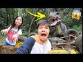 PERDIDOS NO PARQUE DOS DINOSSAUROS - COM A MINHA IRMÃ !!