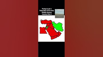 Trying to get a Subscriber from every Middle Eastern Country Part 2 #middleeast #arabic #mapping