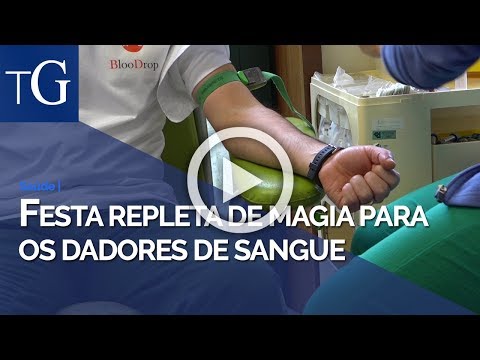 Festa repleta de magia para os dadores de sangue