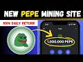 New Pepe Mining Website 2026 🤑 | New Crypto Cloud Mining | Crypto Mining Platform