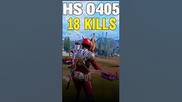 INSANE 18 KILLS HS0405 CLUTCH in COD Mobile 🔥 #codm