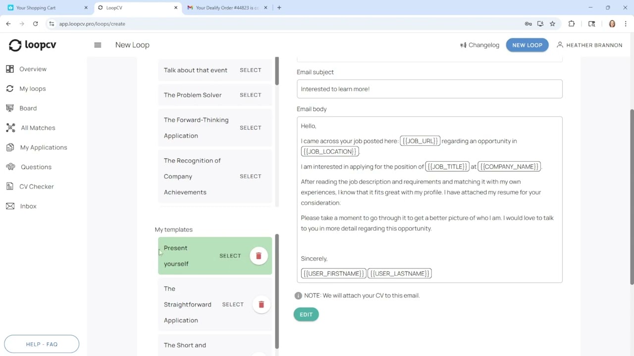 How I automate job applications with LoopCV