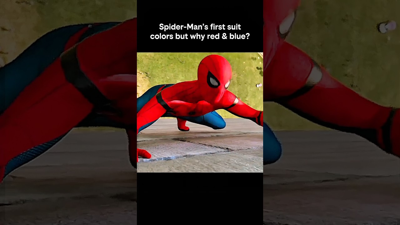 The Real Reason Spider-Man Chose Red & Blue 🕷️ #brandnewday