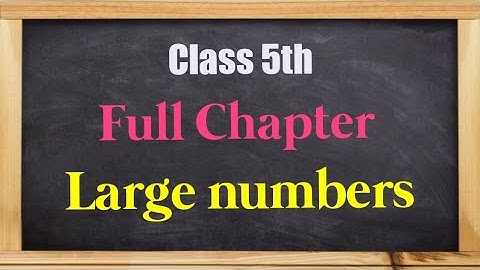 Class 5 Chapter 1 Large Numbers |#worksheet @EasywaybyAfroz