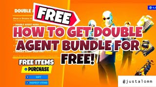 *FREE* HOW TO GET DOUBLE AGENT PACK FOR FREE! IN FORTNITE BATTLE ROAYLE! (DOUBLE AGENT PACK FREE!)