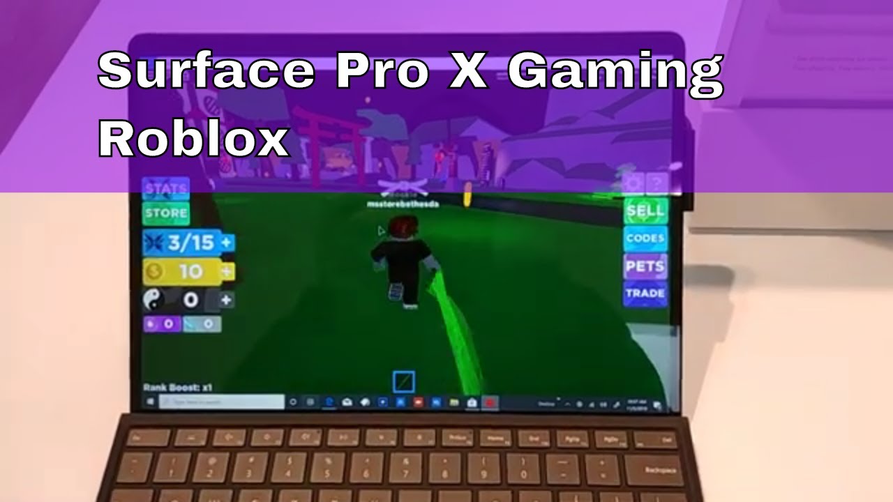 Surface Pro X Gaming Roblox Youtube