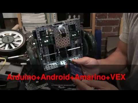 Turdo Bot 2011 (Dual Differential gears + Arduino + Android) - YouTube