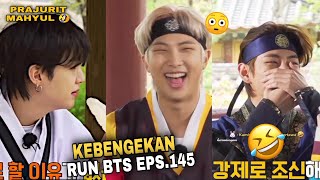 KEBENGEKAN RUN BTS EPS.145 || KETIKA PRAJURIT MAHYUL MAKAN KRUPUK 🤣