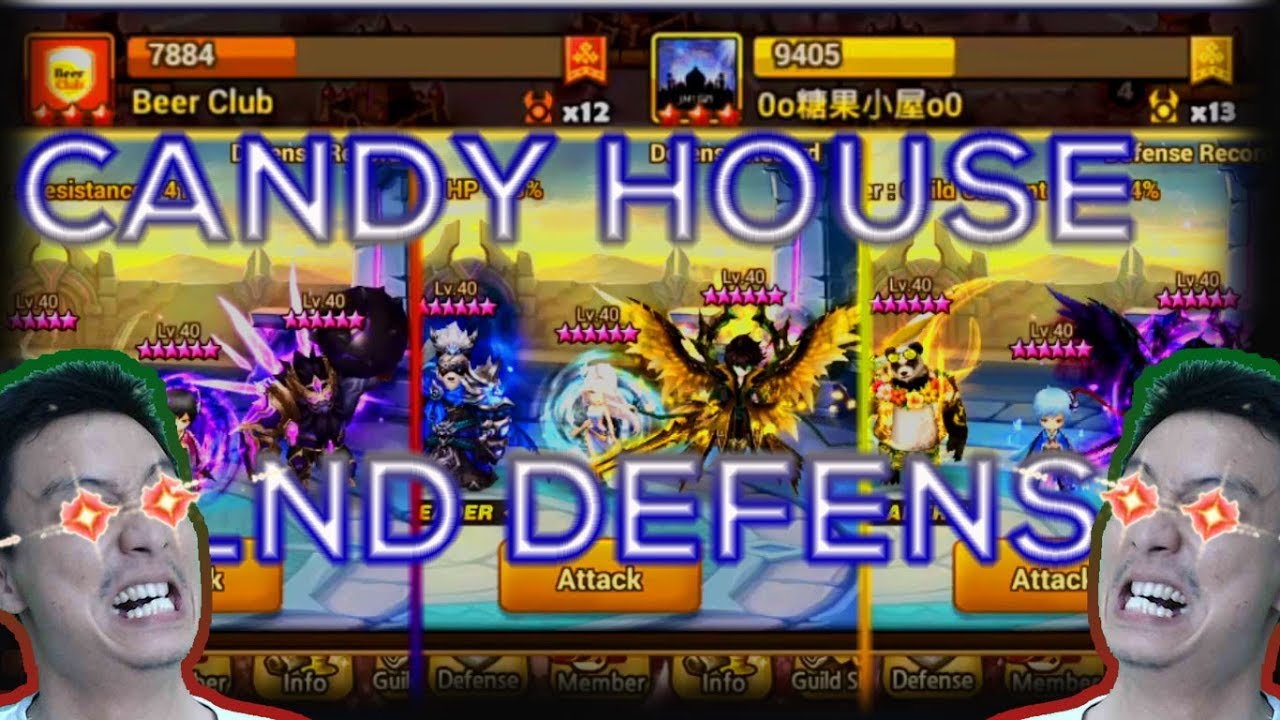 [TOP TIER G3] Siege Battle VS Beer Club and Candy House - isengdudegame Summoners War